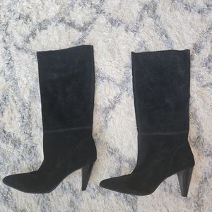 Zara suede slouchy boots